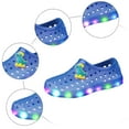 thumbnail image 5 of Gubotare Toddler Light Up Sandals - Boy's & Girl's Garden & Beach Clogs - Indoor & Outdoor Slipper Size 12.5 (Blue,Little Kids 12.5), 5 of 6