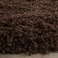 thumbnail image 3 of SAFAVIEH Laguna Neven Plush Solid Shag Runner Rug, Brown, 2'3" x 8', 3 of 6