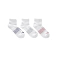 thumbnail image 2 of Hanes Absolute Active Men’s Cushioned Ankle Socks Pack, 3-Pack, Moisture Wicking White Assortment 6-12, 2 of 3