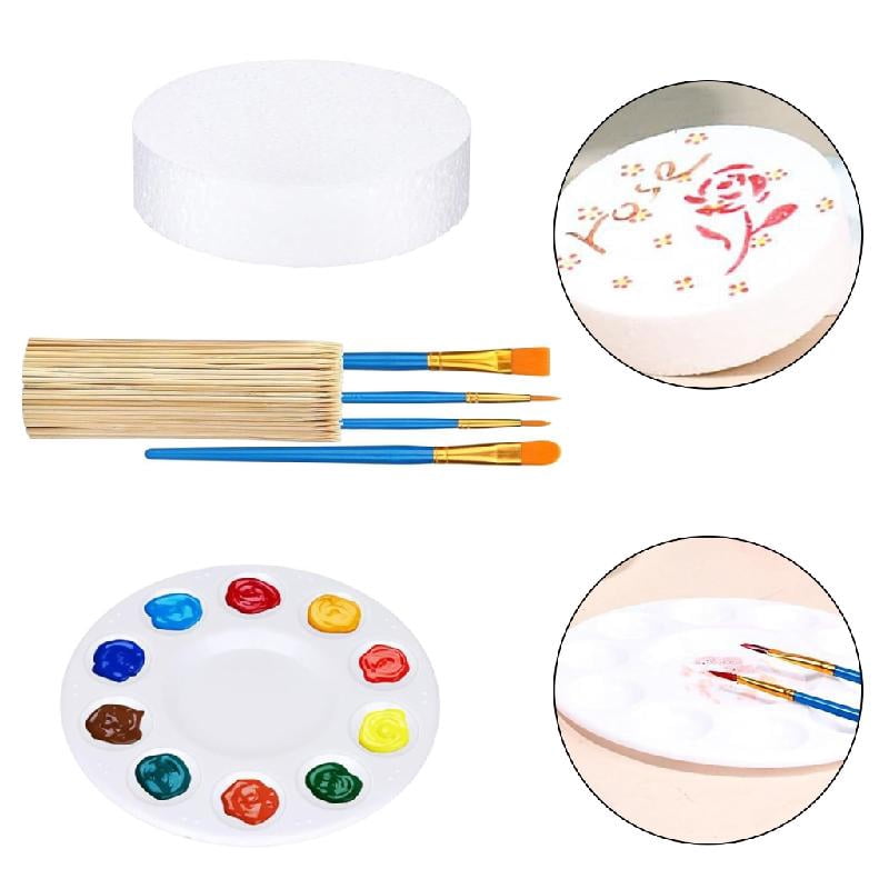 Safe Discs Childrens Art Craft Set for Creative Expression Educational Fun Learning