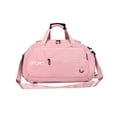 thumbnail image 1 of Qarigey Bolsa de gimnasio Unisex para Fitness, bolsa de viaje portátil para exteriores, compartimentos impermeables, de hombro de tela Oxford Bolsas de mensajero y de hombro Rosado, 1 of 6