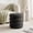 Blak, variant on Gericco Round Storage Ottoman Bench,End of Bed Foot Rest Stool with Padded Seat,Bedroom Bench for Living Room, White