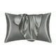 thumbnail image 1 of Funda de almohada de satén de seda para cabello y piel | Tamaño estándar: 50 x 70 cm | Funda de almohada supersuave con cierre de sobre | 1 paquete, 1 of 1