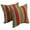 MultiColor, variant on 17-inch Square Polyester Outdoor Throw Pillows (Set of 2) 9910-S2-OD-196