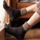 thumbnail image 3 of Calcetines térmicos para hombre, 5 pares de calcetines gruesos y cálidos de invierno, de lana transpirable, talla 37-44, 3 of 5