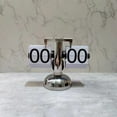 thumbnail image 3 of Flip Digital Clock -Small Scale Table Clock Retro Flip Clock Flip Internal Gear Operated Quartz Clock One Leg Clock Home, 3 of 6