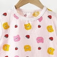 thumbnail image 4 of HCNTES Toddler Infant Baby Boys Spring Summer Clothes Set Kid Outfits for Girls Short Sleeves T-Shirt Tops + Shorts Cute Outfits Set For 2t 3t 4t 5t 6t 7t Kid Shorts Pajamas(Y01-Pink,7-8 Years), 4 of 4
