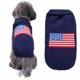 thumbnail image 2 of American Flag Pet Costume Winter Warm Sweater Fashion Christmas Clothes for Puppy Dog (Size L), 2 of 3