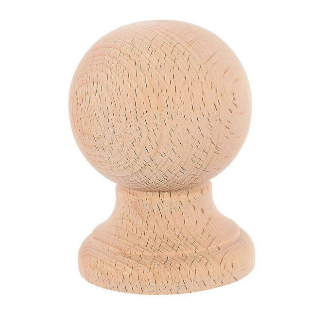Bed Post Finials Small Wood Finial Vintage And Modern Combination Decorative For Study Room Decoration Solid Hardwood 6.00X4.00X4.00Cm 1Pack