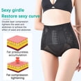 thumbnail image 7 of Odeerbi Shapewear for Women 2025 Tummy Control Bodysuit Mesh Wrap Waist Belt Slimming Body Shaper Clothes Waist Trainer Shapewear Underpants Black, 7 of 7