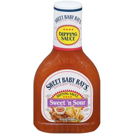 (3 Pack) Sweet Baby Ray's Dipping Sauce, Sweet 'n Sour, 14 Fl (Best Sweet And Sour Sauce Brand)