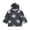Black, variant on Lkhaha Girls' Hooded Beach Cover-Up Print Sun Protective & Quick Dry Beach Vacation Swimsuit Black 4-5 Years