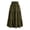 A22-Green, variant on Women's High Waist Skirts Elastic Pleated Retro Maxi Chiffon Long Solid for Skirt（Green,XL)