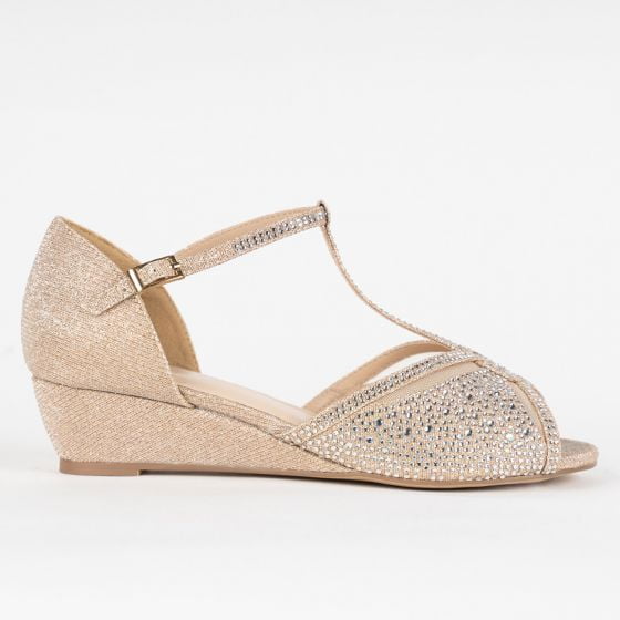 Paradox London Janelle Shoe In Champagne