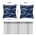 thumbnail image 2 of Pofeuu Starry Sky Print Double-sided plush pillowcase Square Throw Pillow Covers Pillows Cover for Living Room Bedroom Sofa Couch Cushion Cover（No pillow core）-12"x12", 2 of 7