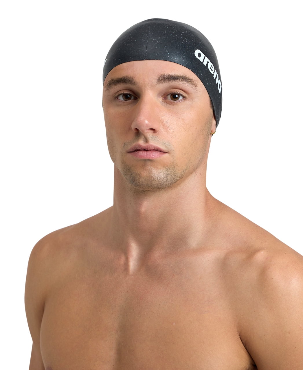 Arena Unisex Recycled Silicone Swim Cap Black