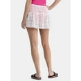 thumbnail image 3 of No Boundaries Women's Crochet Swim Coverup Skirt, Sizes XXS-XXL, 3 of 5