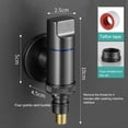 thumbnail image 1 of Washing machine faucet brass water stop quick opening angle valve, 1 of 12