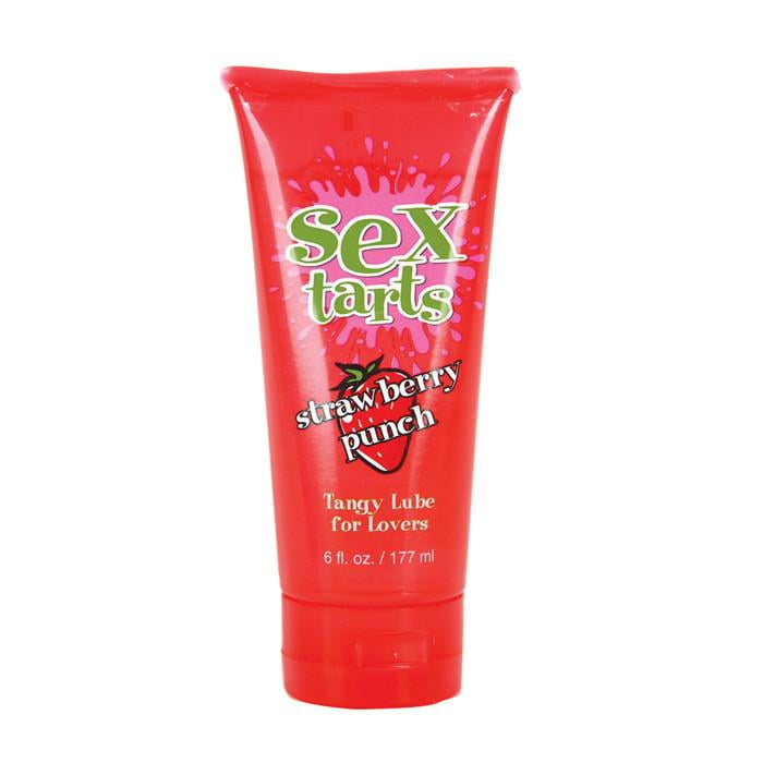 Sex Tarts Lube, Strawberry Punch, 6 fl. oz. (177mL) Tube