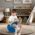 thumbnail image 4 of Clear Stuffed Animal Bean Bag Chair Cover 50L Waterproof PVC Toy Storage Organizer (clear ), 4 of 9