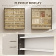 thumbnail image 4 of HOMCOM 7-Storey Wall Shelf Display Cabinet, Shot Glass Display Case, 4 of 10