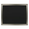 DesignOvation Macon Framed Magnetic Chalkboard, 27x33, Pewter