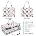 thumbnail image 2 of Large Capacity Tote Bag,White Cow Bow Cloud Pattern Handbag Fashion Luxury Tote Bag,15.7"x13"x 5.1" Inches,Laptop Compatible, 2 of 6