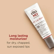 EltaMD UV Lip Balm SPF Sunscreen, Sunscreen Lip Balm with SPF 30+, Protects Dry Cracked Lips, Transparent Zinc Oxide, 0.28 Tube