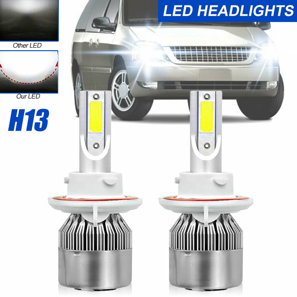 H13 LED Headlight Bulbs for Dodge Ram 1500 2500 3500 2006-2012 High Low Beam Kit 