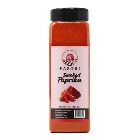 FASORI Smoked Paprika Ground, Bold Smoky Flavor 16 oz
