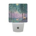 thumbnail image 6 of Yayeee LED Night Light for The Home Plug in With Light Sensors 2 Pack, Purple Forest Scene, 6 of 6