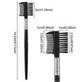 thumbnail image 2 of Eyebrow Brush and Eyelash Comb 5 PCS - Portable Eyebrow Shaper Eyelash Brush Makeup Grooming Tool for Women Girls Eyelashes extension, 2 of 5