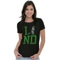 thumbnail image 4 of I Love North Dakota Squirrel Funny Womens Fitted Plus Size Graphic Tee Brisco Brands 2X, 4 of 5