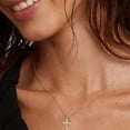 thumbnail image 5 of MOMOJIA Fashionable Crosses Necklace with Crowns Detail Stainless Steel for Adults, 5 of 20