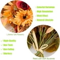 thumbnail image 3 of Ramo de novia otoñal con flores de color naranja hechas a mano para bodas y decoración del hogar, 3 of 7