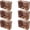 Brown, variant on XIBUFE 6Pcs 2.5Inch Blind Brackets Low Profile Box Mounting Bracket for Window Blinds(Brown)