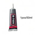thumbnail image 2 of B-7000 Rhinestones Craft Glue, 50ML Clear Adhesive B7000 Glue Multipurpose Gem Glue with Precision Tips for DIY Art Fabric Cell Phones Metal Jewelry Making, 2 of 5