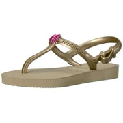 Havaianas Girls Freedom SL Sandal - Sand Gold - 33/34 BR