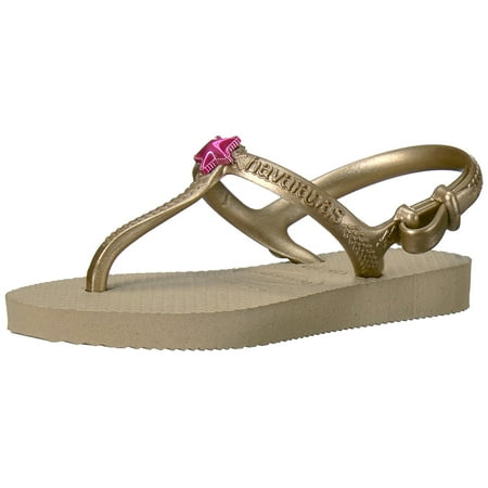 Havaianas Girls Freedom SL Sandal - Sand Gold - 33/34 BR