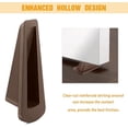 thumbnail image 5 of El tope de puerta más resistente y la cuña de tope de puerta resistente hecha de zinc y caucho de primera calidad se adaptan a cualquier puerta y piso. Con juego de 2 más autoadhesivos., 5 of 5