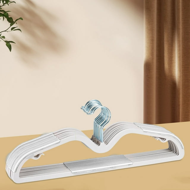 TIMIFIS Coat Hangers Short Neck Hanger Non-slip Thickened Clothes Hanger Household Storage Rack Plastic Hanger Creates The Hanger Space Saving Wardrobe Universal Hanger New Home Essentials