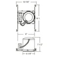 thumbnail image 2 of Nicor Lighting 17002A 6 In. IC Airtight Housing, 2 of 2
