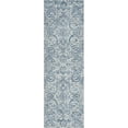 thumbnail image 3 of Transitional 2x8 Area Rug (2'3'' x 7'3'') Floral Blue, Gray Indoor Runner Easy to Clean, 3 of 10