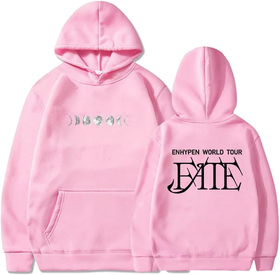 Kpop Enhypen Merch En World Tour Hoodie Long Sleeve Streetwear