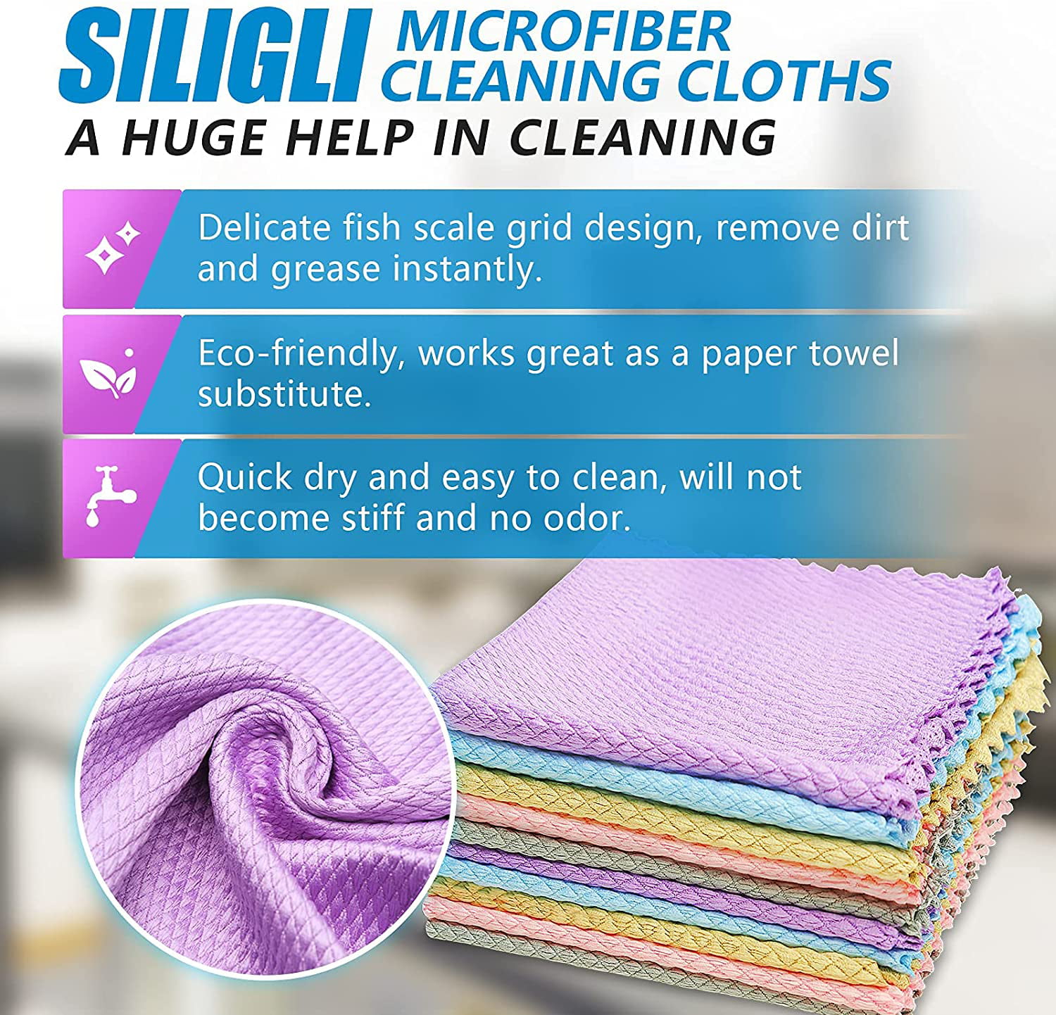 Fleming Supply Cleaning Cloths Microfiber Cloth in the Cleaning Cloths  department at
