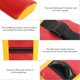 thumbnail image 4 of Taekwondo Training Equipment, Punching Pad, Hand Protector, Red and Yellow, 4 of 4