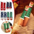 thumbnail image 1 of Fiudx Ofertas Flash Artículos En Oferta Calcetines Navideños Para El Suelo, Calcetines De Nieve De Lana De Cordero Para Mujer E Invierno, Calcetines Gruesos Y Amueblados Para Dormir En Casa, Calcetin, 1 of 5