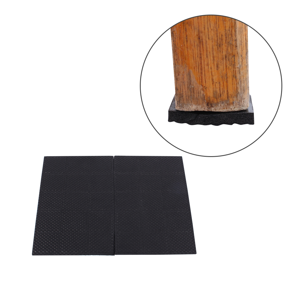 OTVIAP Table rubber pads,30pcs Black Nonslip Self Adhesive Floor