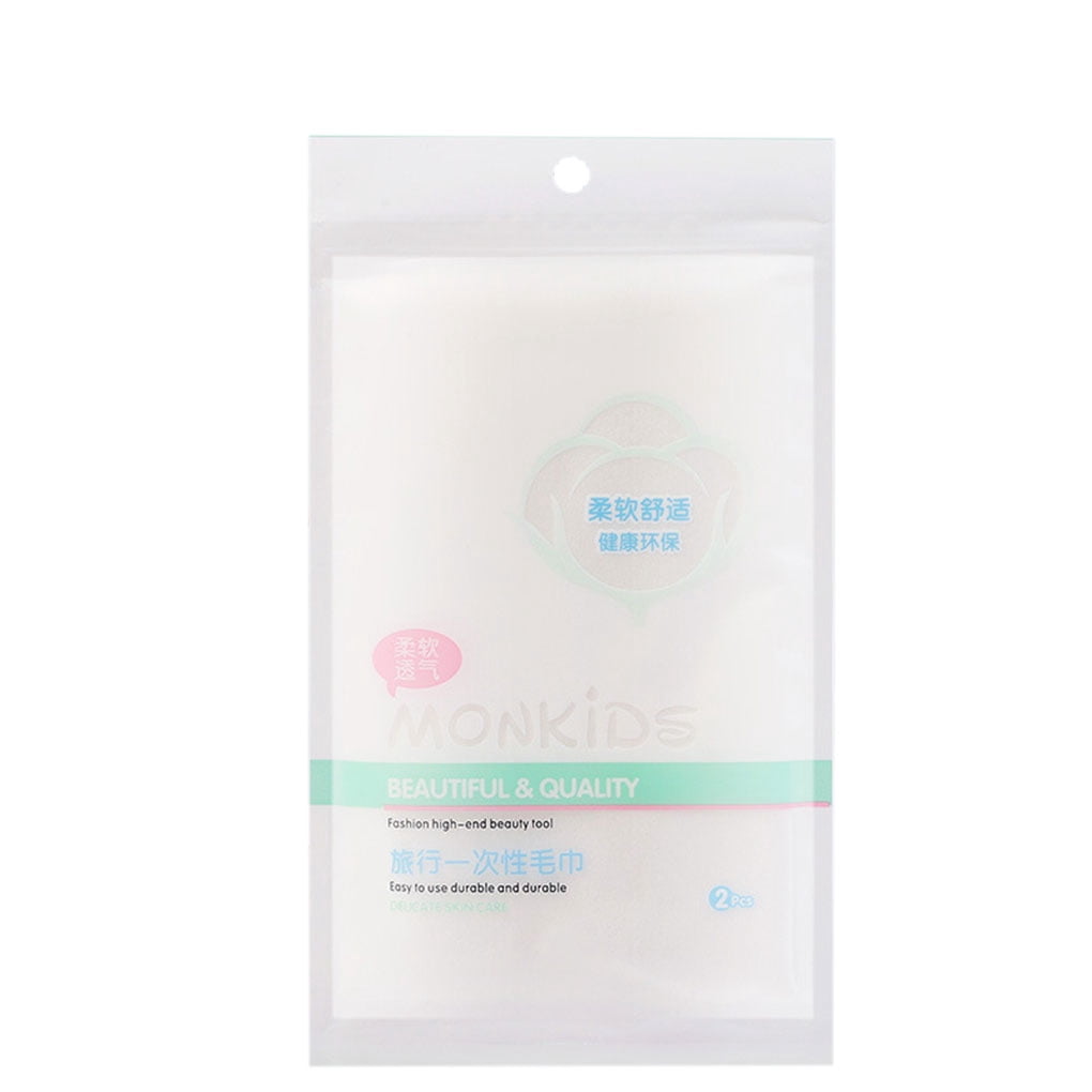 2pcs/1 Pack Cotton Disposable Paper Towels Soft Skin-friendly Facial Care Home Travel Paper Tissue