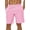 Pink, variant on Men's Quick Dry Swim Trunks Mesh Lining Beach Board Shorts with Pockets Pink L